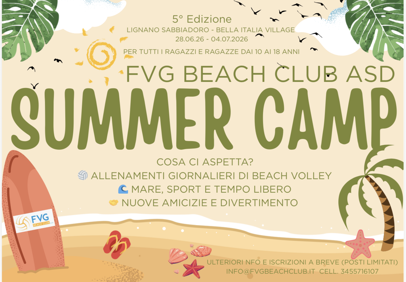 FVG Beach Camp 2026 - Summer Camp
