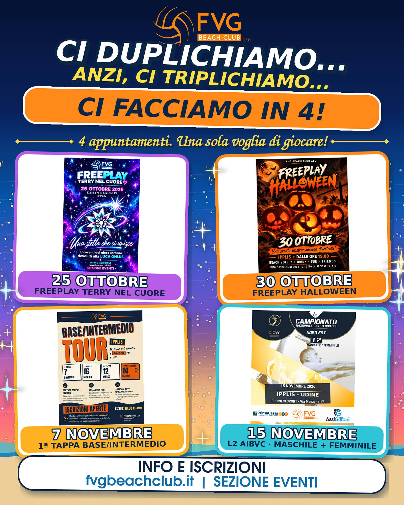 FVG Beach Club - Ci facciamo in 4
